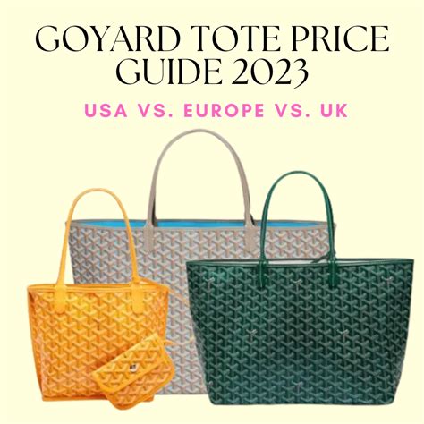 goyard bags price in india|goyard bag price range.